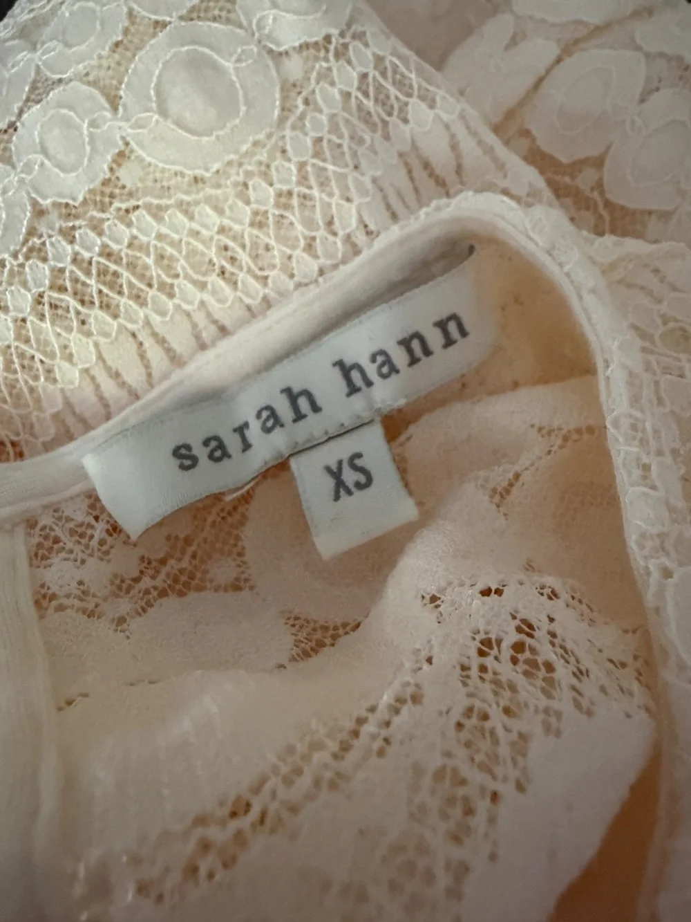 Sarah Hann Joslyn Lace Top XS